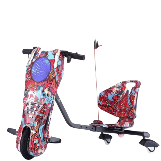 صورة سكوتر درفت 350W مع إضاءة LED ملونة - قيادتك بألوان جديدة